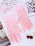 SATINIOR Ladies Lace Gloves for Women Tea Party Gloves Elegant Short Gloves Courtesy Gloves for Wedding Dinner Opera Parties...